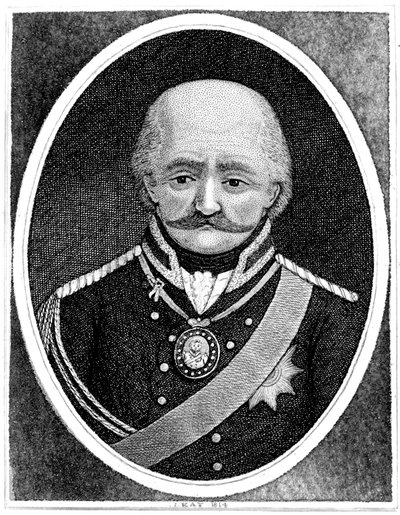 普鲁士将军吉布哈德·勒贝雷希特·冯·布吕歇尔（Gebhard Leberecht von Blucher），1814年 作者 约翰·凯