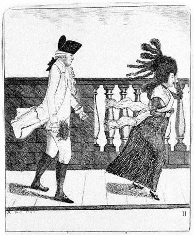 詹姆斯·格雷厄姆（James Graham），苏格兰庸医，1795年。 作者 约翰·凯
