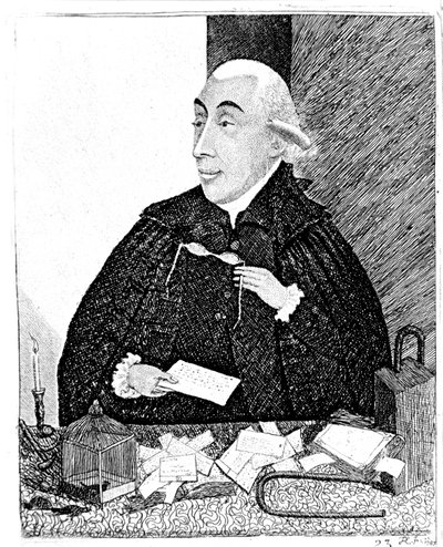 约瑟夫·布莱克，苏格兰化学家，1787年 作者 约翰·凯