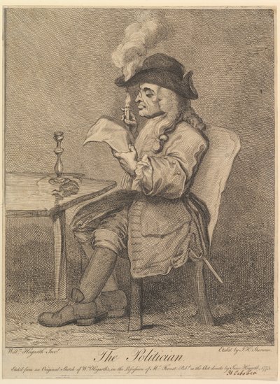 政治家》，1775年。 作者 约翰·凯斯·舍温