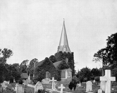英国斯托克-波吉斯（Stoke-Pogis）墓地，1893年。 作者 约翰·斯托达德