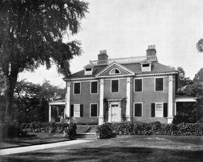 Longfellows House，美国马萨诸塞州剑桥，1893年。 作者 约翰·斯托达德