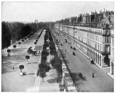 里沃利街（Rue de Rivoli），巴黎，十九世纪末 作者 约翰·斯托达德