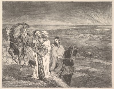 出自东方的智者》，1868年。 作者 约翰·拉法格