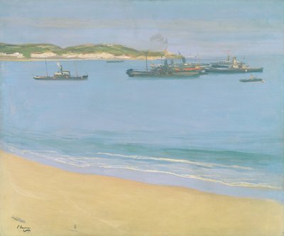 圣让德吕兹港 - 清晨，1917年 作者 约翰·拉维里