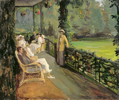 The Verandah，1912 作者 约翰·拉维里