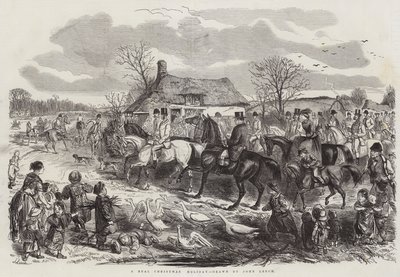 真正的圣诞假期 作者 John Leech