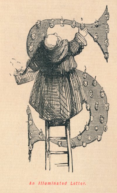发光字母c1860，c1860 作者 约翰·里奇