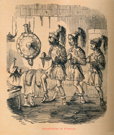 刺杀维里亚萨斯，1852年 作者 约翰·里奇