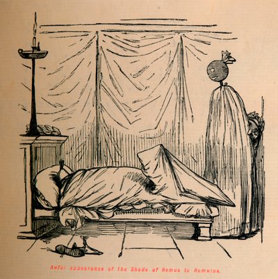 1852年罗慕路斯的雷木思之影的可怕出现 作者 约翰·里奇