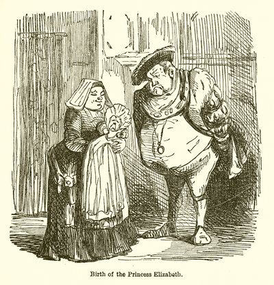 伊丽莎白公主的诞生 作者 John Leech