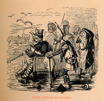 Canute谴责他的朝臣们，c1860，c1860 作者 约翰·里奇