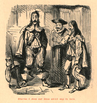 查尔斯一世（Charles I.）不知道该走哪条路，1897年。 作者 约翰·里奇
