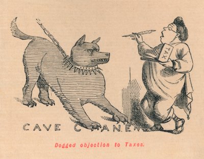 顽强地反对税收，1852年 作者 约翰·里奇
