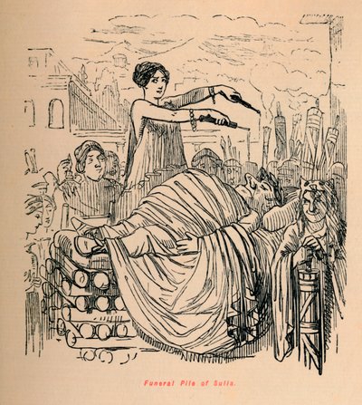 苏拉葬礼堆，1852年 作者 约翰·里奇