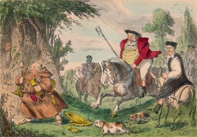 亨利八世和尚狩猎，1850年 作者 约翰·里奇