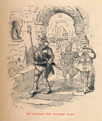 奥多（Odo）从罗切斯特城堡（C1860，C1860）被解雇 作者 约翰·里奇