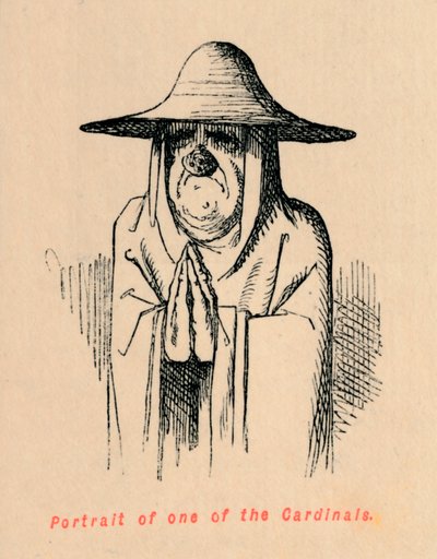 红衣主教之一的画像，c1860，c1860 作者 约翰·里奇