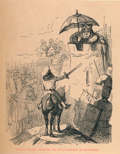 亚瑟王子要求其祖母投降，c1860，c1860 作者 约翰·里奇