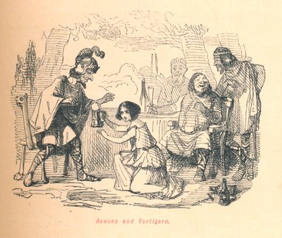 Rowena和Vortigern，c1860，c1860。 作者 约翰·里奇