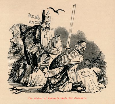 博韦主教占领索尔兹伯里，c1860，c1860 作者 约翰·里奇