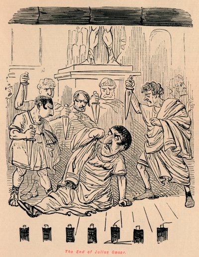 凯撒大帝（Julius Caesar）尽头，1852年 作者 约翰·里奇