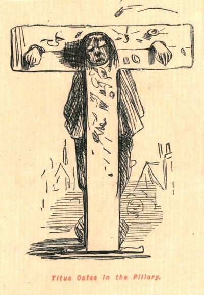 蒂图斯·奥茨（Titus Oates）在《壁画》，1897年。 作者 约翰·里奇