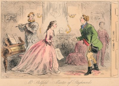 斯托福德先生-Staghounds大师，1865年。艺术家：约翰·里奇（John Leech），哈布洛特·奈特·布朗（Hablot Knight Browne）。 作者 约翰·里奇和哈勃·奈特·布朗