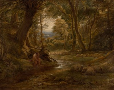 中午 作者 John Linnell