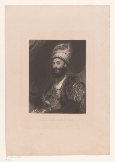米尔扎-阿布勒哈桑-汗-伊尔奇的画像
Mirza Abul Hassan Khan /（波斯大使）（物品上的标题） 作者 托马斯·劳伦斯