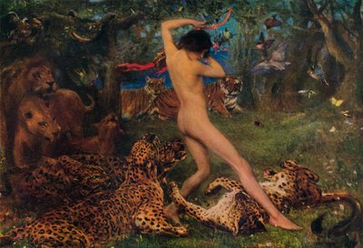 奥菲斯，1896年 作者 约翰麦卡伦天鹅