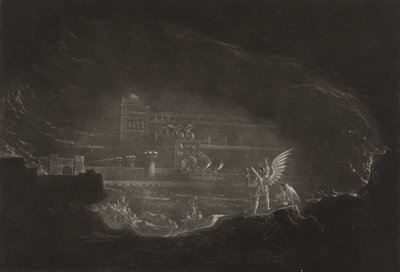 Pandemonium，c.1827（mezzotint） 作者 约翰·马丁