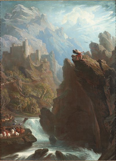 巴德，1817年 作者 约翰·马丁