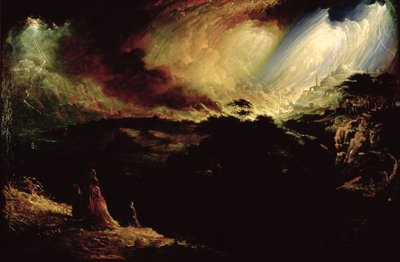所多玛和蛾摩拉的毁灭 作者 John Martin