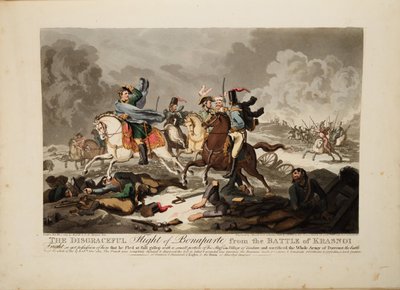 1814年克拉斯诺伊战役中的波拿巴飞行 作者 John Massey Wright
