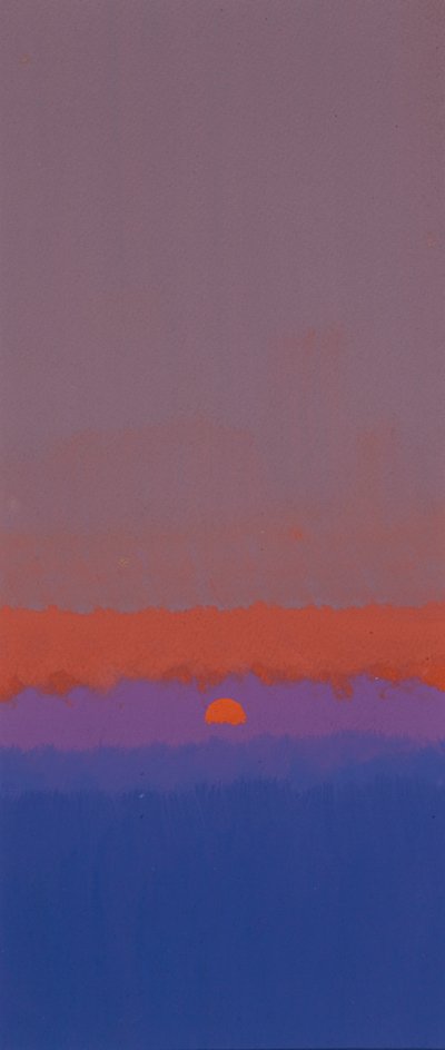 日出（水粉画） 作者 约翰·米勒