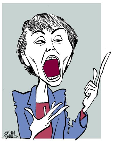 卡米耶-帕利亚--张着嘴的漫画 作者 约翰·明尼恩