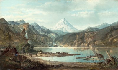 山地景观与印第安人，1870年至1775年 作者 约翰·史密斯（John Mix Stanley）