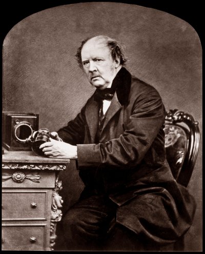 William Henry Fox Talbot的肖像（1800-1877）。英国物理学家和摄影先驱，1864年。 作者 约翰·莫法特