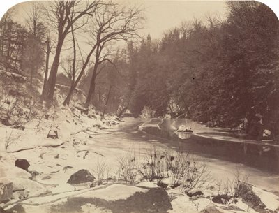布兰迪河上，约1866年。 作者 约翰·莫兰