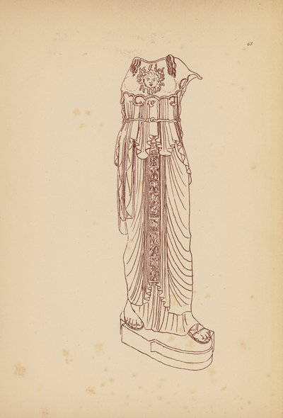 古希腊女性服饰（石版画） 作者 约翰·莫尔·史密斯
