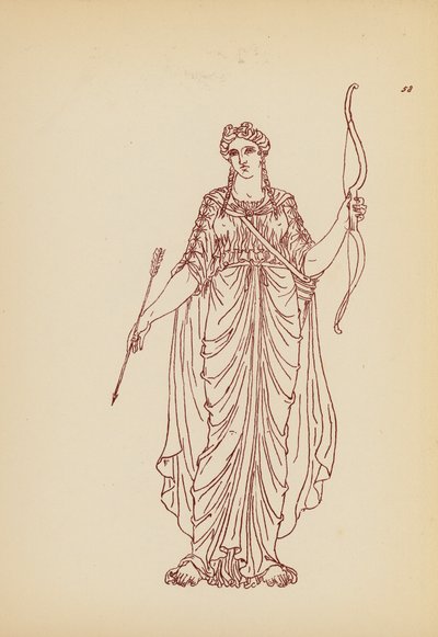 古希腊女性服饰（石版画） 作者 约翰·莫尔·史密斯