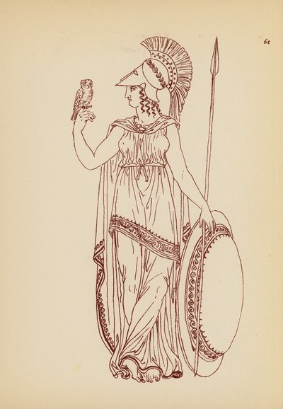 古希腊女性服饰（石版画） 作者 约翰·莫尔·史密斯