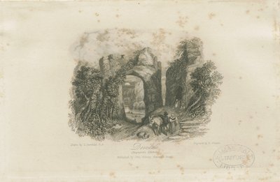 Dovedale-“雷纳德的厨房”：钢版画（渐晕），编号[1808-1892]（印刷） 作者 约翰·默里