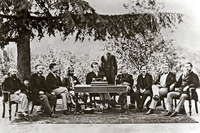 威尔士亲王和斋浦尔的大君拉姆-辛格三世等人。 作者 约翰·默里