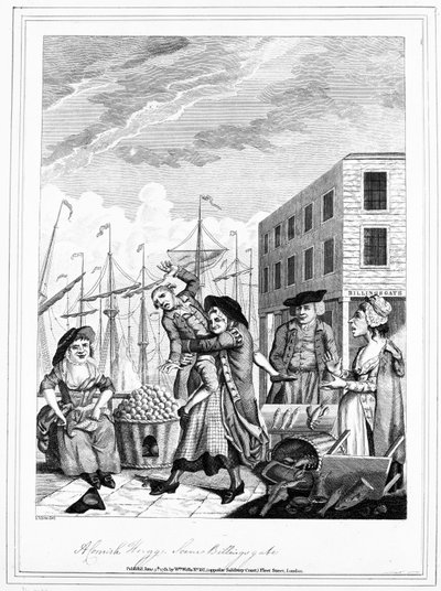 1781年比林斯盖特的康沃尔拥抱 作者 约翰·尼克松