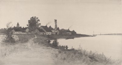 无标题的海岸景象，1891年。 作者 约翰·O·安德森