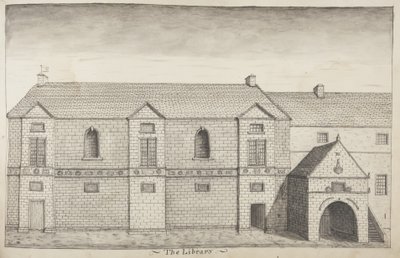 St Andrews Delineated  - 图书馆（纸上洗笔） 作者 约翰·奥利潘特
