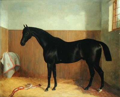 汤米，马的肖像，约1870年代（布面油画 作者 约翰·保罗