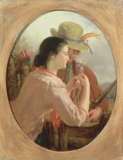 情人波西，1846年 作者 约翰·菲利普